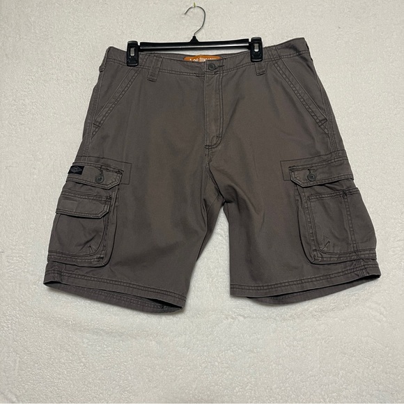 LEE DUNGAREES Mens Cargo Shorts Gray Size 34 - Picture 1 of 14